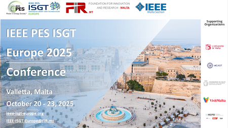 IEEE PES ISGT EUROPE 2025 I 20 – 23 October 2025